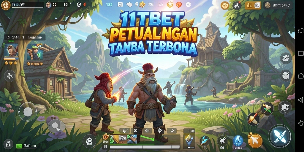 Screenshot gameplay menunjukkan petualangan epik di dunia terbuka 11TBET.