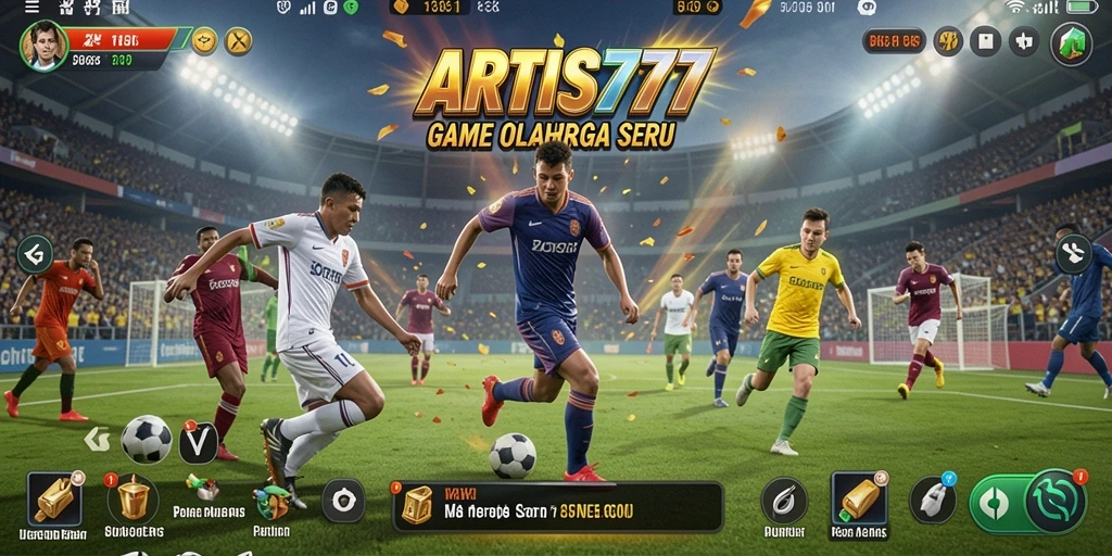 Screenshot gameplay <strong>ARTIS777</strong> menampilkan aksi olahraga yang seru.