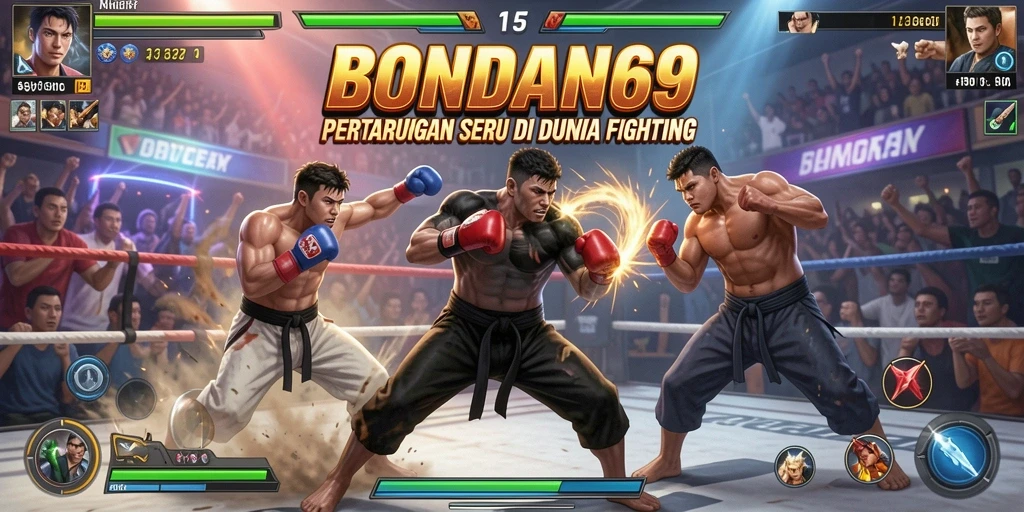 Tangkapan layar menampilkan aksi pertarungan intens di BONDAN69.