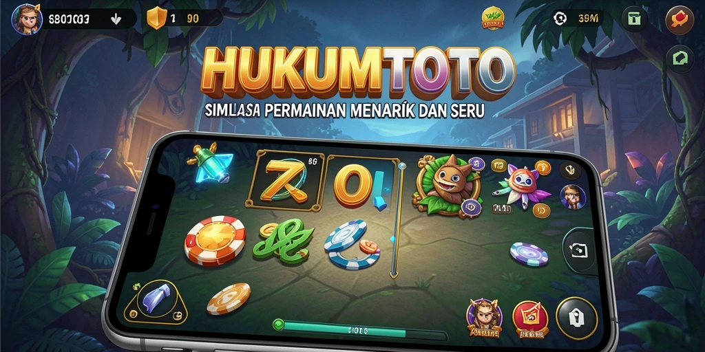 Tampilan gameplay menarik dari HUKUMTOTO yang menampilkan elemen simulasi.