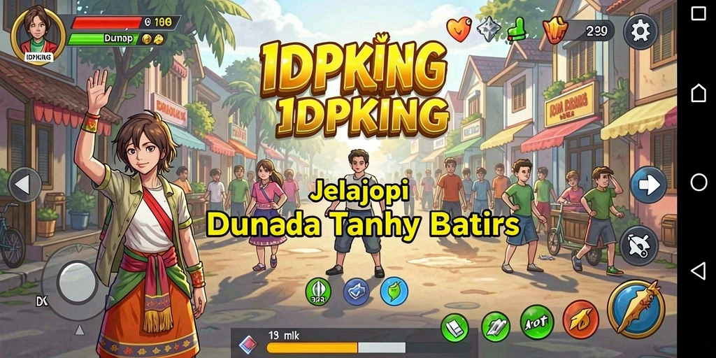 Gameplay seru di dunia terbuka IDPKING yang penuh petualangan.