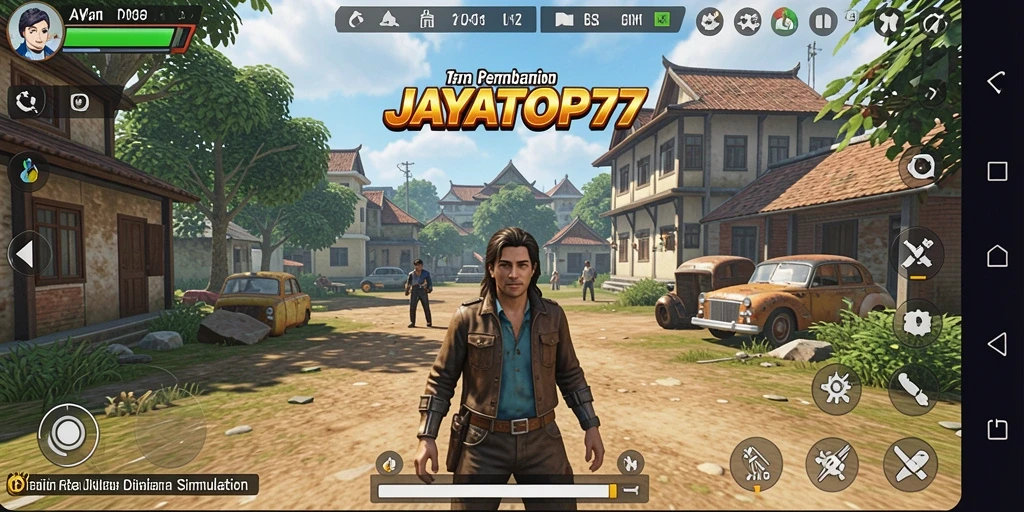 Screenshot utama JAYATOP77 menampilkan gameplay simulation yang mendalam.