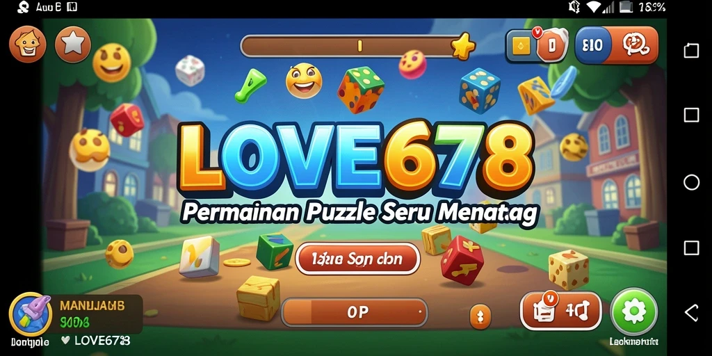 Tampilan gameplay menarik dari LOVE678 dengan berbagai puzzle menantang.