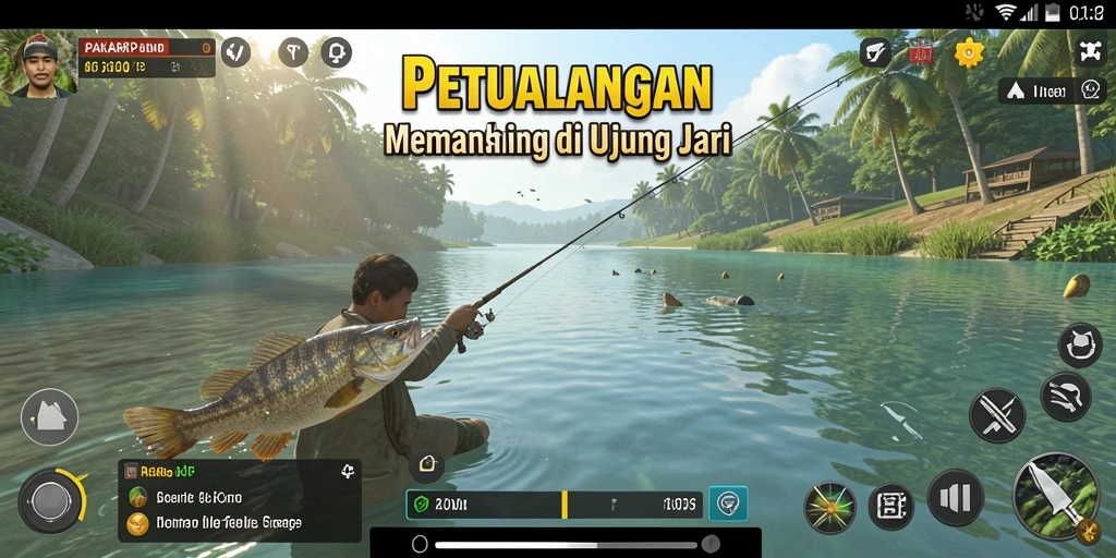 Tangkapan ikan eksotis yang menakjubkan dalam gameplay PAKARJP.