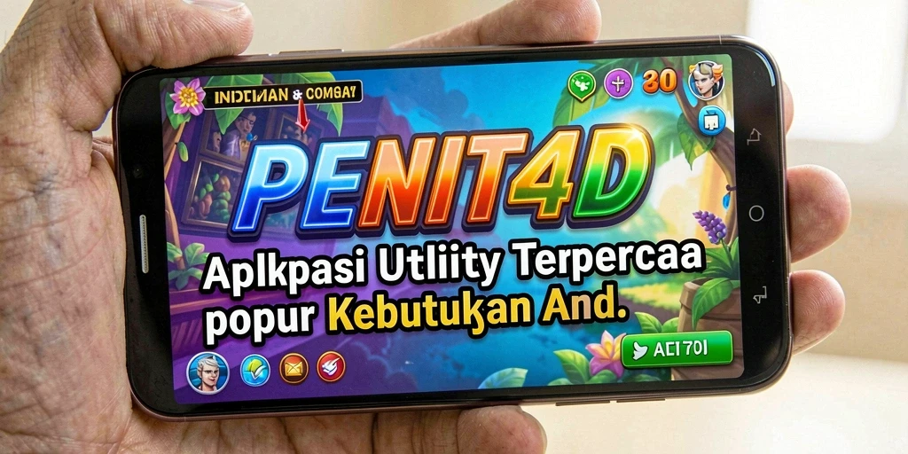 Tampilan antarmuka aplikasi PENITI4D yang modern dan fungsional.