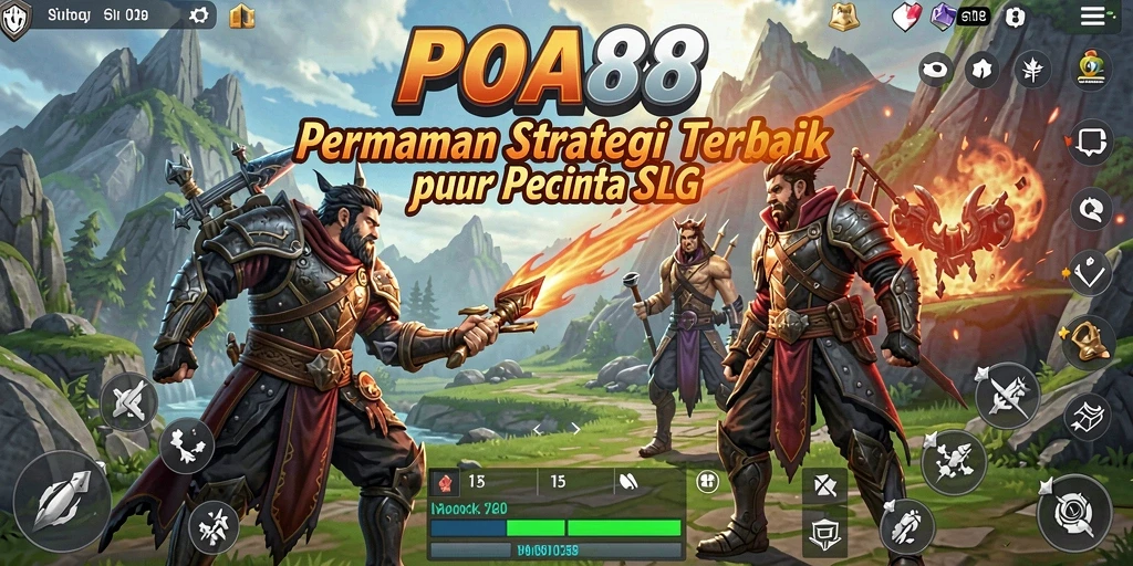 Tangkapan layar gameplay <strong>POA88</strong> menampilkan aksi pertempuran mendebarkan.