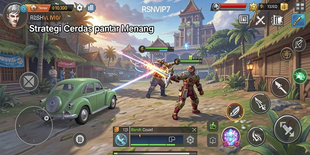 Screenshot gameplay RSNVIP7 menunjukkan aksi strategi seru.